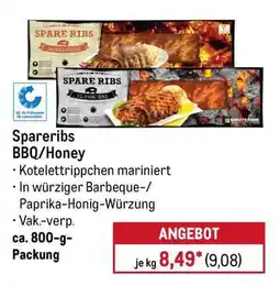 METRO Spareribs BBQ/Honey Angebot