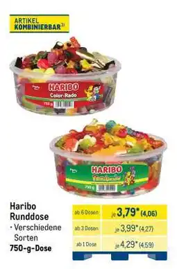 METRO Haribo Runddose Angebot