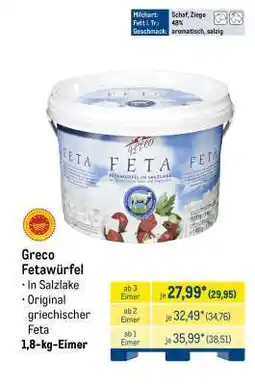 METRO Greco Fetawürfel Angebot