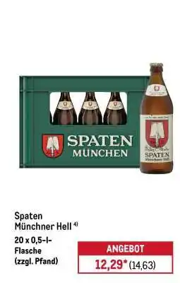 METRO Spaten Münchner Hell Angebot