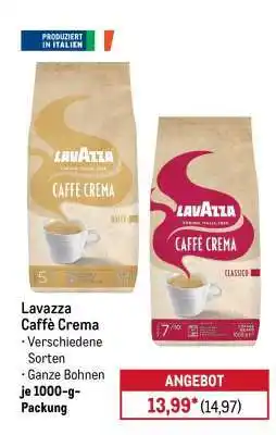 METRO Lavazza Caffé Crema Angebot