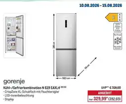 METRO Kühl-/Gefrierkombination N 619 EAXL4 Angebot