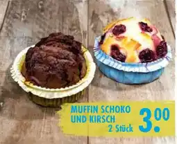 E-Center Muffin schoko und kirsch Angebot