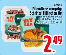 Edeka Vivera Pflanzliche knusprige Schnitzel Hähnchen-Art Angebot