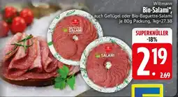 Edeka Wiltmann Bio-Salami Angebot
