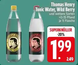 Edeka Thomas Henry Tonic Water, Wild Berry Angebot