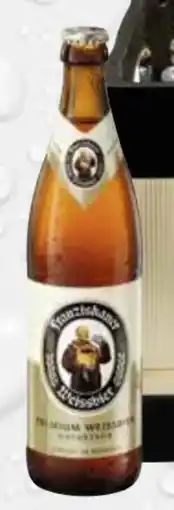 trinkgut Franziskaner Weissbier Naturtrüb Angebot