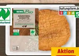REWE Center Rewe Bio Hähnchen-Schnitte Wiener Art Angebot