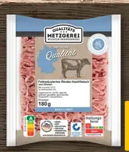 REWE Center Metzgerei Wilhelm Brandenburg Rinderhackfleisch Angebot