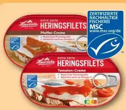REWE Center Hawesta Extra zarte Heringsfilets Angebot