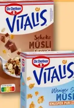 REWE Center Dr. Oetker Vitalis Schoko Müsli Angebot