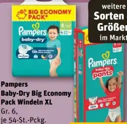 REWE Center Pampers Big Pack Baby-Dry Windeln Angebot