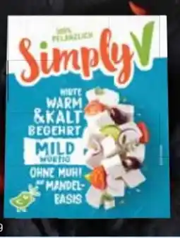 E-Center Simply V Veganer Käse-Ersatz Angebot