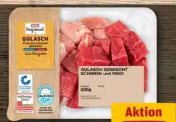 REWE Center Rewe Regional Gulasch gemischt Angebot