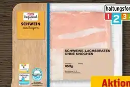 REWE Center Rewe Regional Schweine-Lachsbraten Angebot