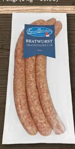 REWE Center Konrad Böhnlein Frankengriller Bratwurst Angebot