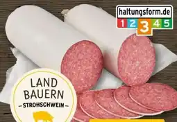 REWE Center Metzgerei Landbauern Ostermeier Strohschwein Bauernsalami Angebot
