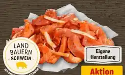 REWE Center Metzgerei Landbauern Schweine-Geschnetzeltes mariniert Angebot