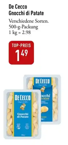 Galeria Markthalle De Cecco Gnocchi di Patate Angebot