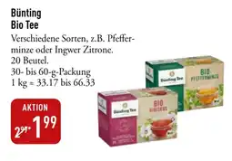 Galeria Markthalle Bünting Bio Tee Angebot