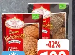 Edeka Frischemarkt Coppenrath & Wiese Unsere Goldstücke Brötchen Angebot