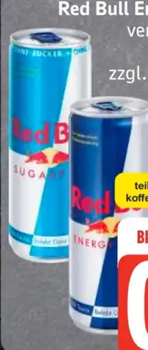 Edeka Frischemarkt Red Bull Energy Drink Angebot