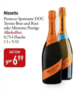 Galeria Markthalle Mionetto Prosecco Spumante DOC Angebot