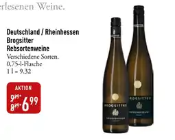Galeria Markthalle Brogsitter Rebsortenweine Angebot