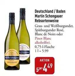 Galeria Markthalle Martin Schongauer Rebsortenweine Angebot