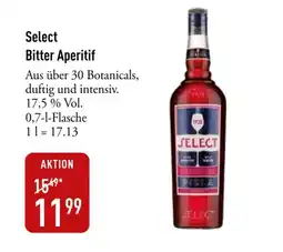Galeria Markthalle Select Bitter Aperitif Angebot