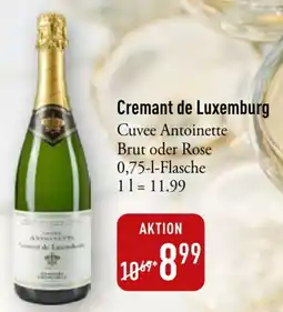 Galeria Markthalle Cremant de Luxembourg Cuvee Antoinette Brut o. Rose Angebot