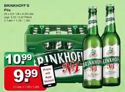 Getränkeparadies Gefromm BRINKHOFF'S Pils Angebot
