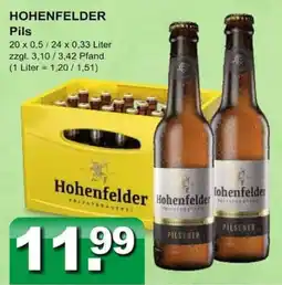 Getränkeparadies Gefromm Hohenfelder Pils Angebot