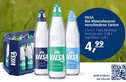 Getränkeparadies Gefromm VILSA Bio-Mineralwasser Angebot