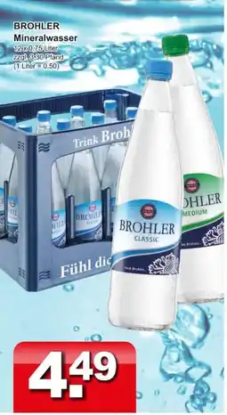 Getränkeparadies Gefromm BROHLER Mineralwasser Angebot
