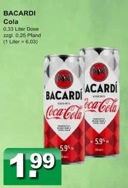 Getränkeparadies Gefromm BACARDI Cola Angebot