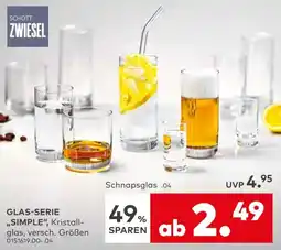 porta SCHOTT ZWIESEL GLAS-SERIE „SIMPLE“, Kristall-glas Angebot