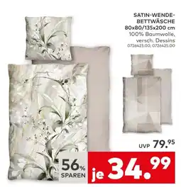 porta SATIN-WENDE-BETTWÄSCHE Angebot