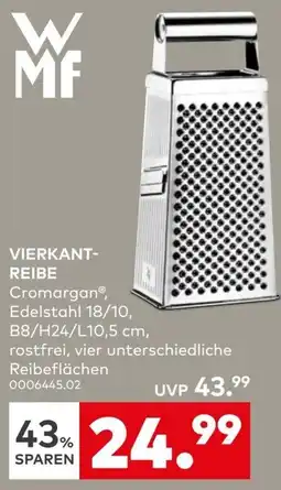 porta WMF VIERKANT-REIBE Angebot