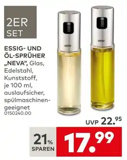 porta ESSIG- UND ÖL-SPRÜHER "NEVA" Angebot