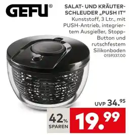 porta GEFU SALAT- UND KRÄUTER-SCHLEUDER „PUSH IT“ Angebot