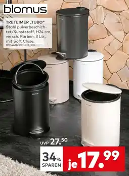 porta TRETEIMER „TUBO“ blomus Angebot