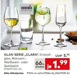 porta Bohemia glas-serie „clara“ Angebot