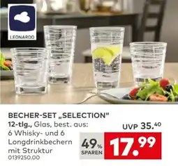 porta LEONARDO BECHER-SET „SELECTION“ Angebot