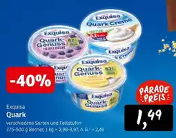 KONSUM Exquisa Quark Angebot