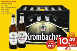 Netto Marken-Discount Krombacher Biere Angebot