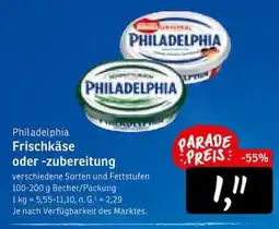 KONSUM Philadelphia Frischkäse Angebot