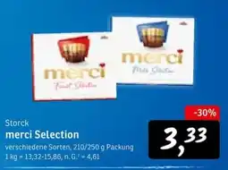 KONSUM Storck merci Selection Angebot