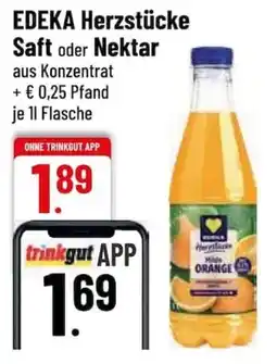 trinkgut EDEKA Herzstücke Saft oder Nektar Angebot