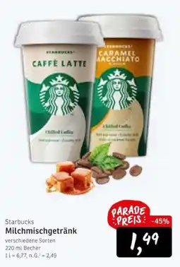 KONSUM Starbucks Milchmischgetränk Angebot